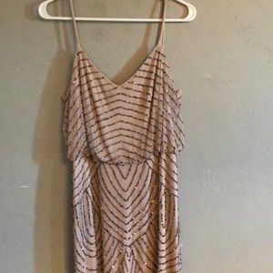 Adrianna Papell beaded dress